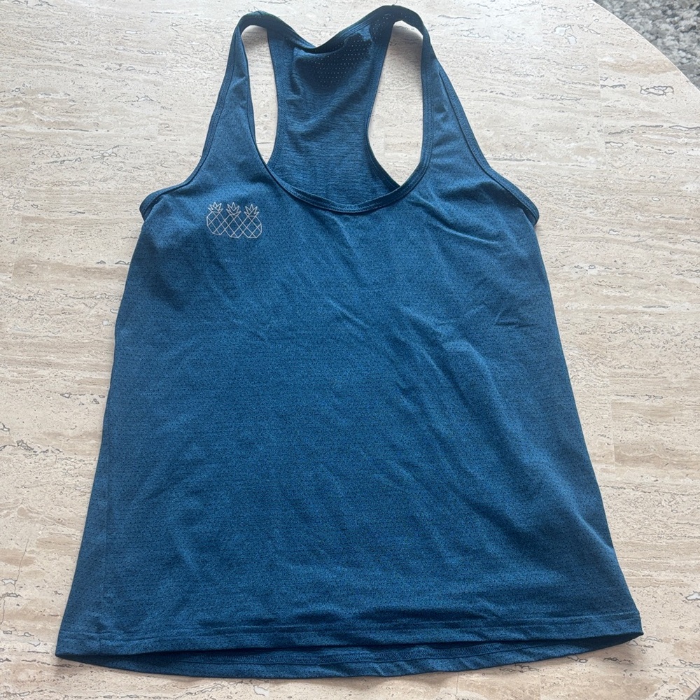 Tres Piñas Navy Tank Top